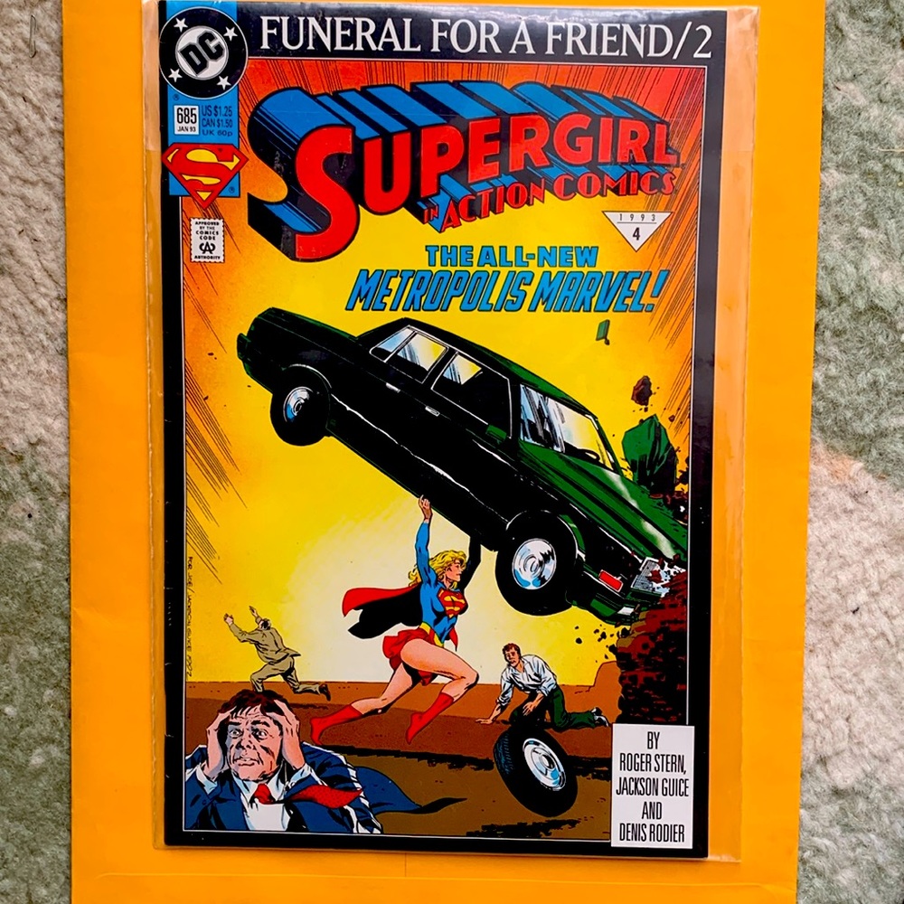 DC Comics Superman in Action Comics Funeral for a Friend / 2 Comic Book
